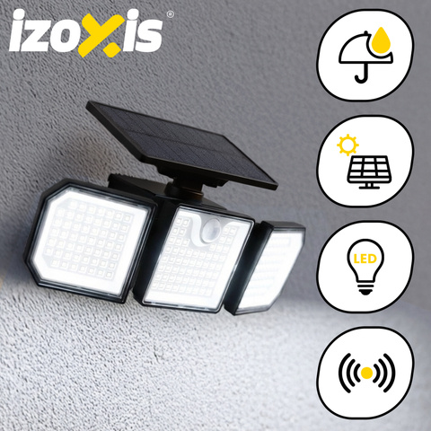 Lampe solaire 167 LED 500 lm Izoxis 24633
