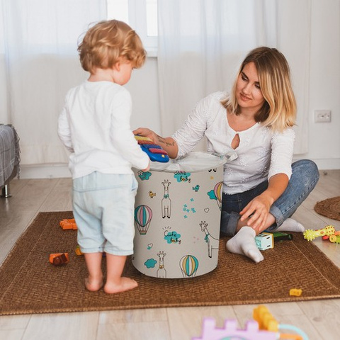 Toy basket - organizer Kruzzel 22013