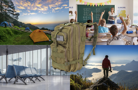 Militärrucksack XL grün