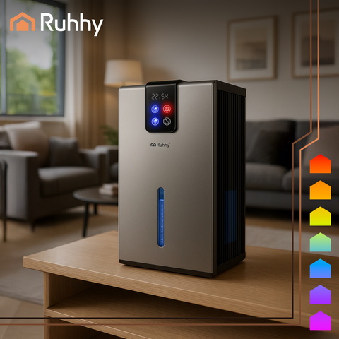 Silver air dehumidifier Ruhhy 26496