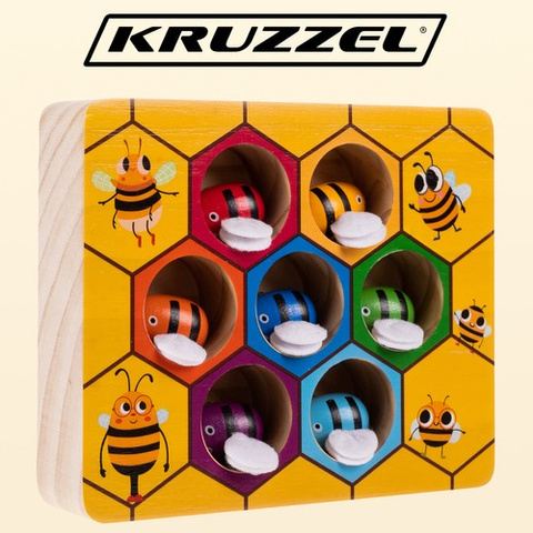 Jeu en bois &quot;nid d&#39;abeille&quot; Kruzzel 21910