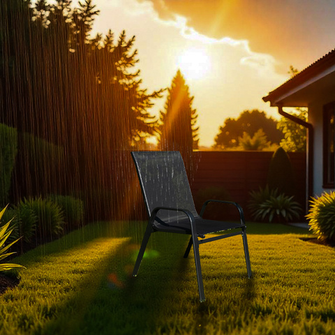 Ensemble de chaises de jardin - 2 pièces. Gardlov 25290