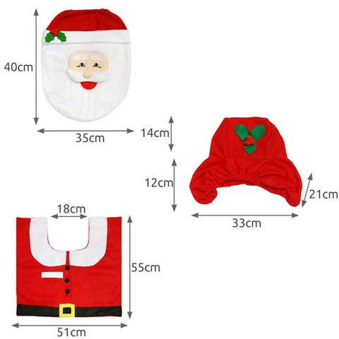 Tapis de salle de bain - Set de Noël Ruhhy 22360