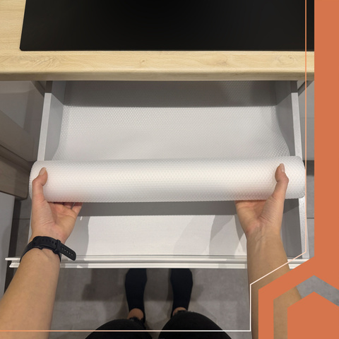 Neslystantis kilimėlis baltas 500x50 Ruhhy 24897