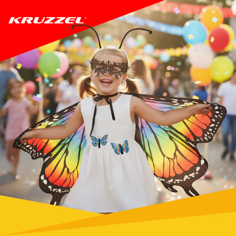Costume de papillon 3 pièces Kruzzel 26765