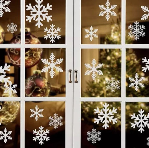 Ruhhy Christmas Window Stickers 22359