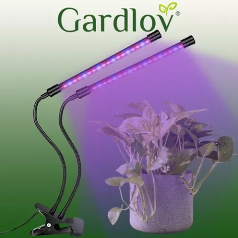 Lampe 20 LED 2pcs. pour la croissance des plantes Gardlov 19241
