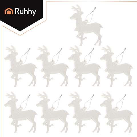 Christmas tree baubles - reindeer 9pcs Ruhhy 22517