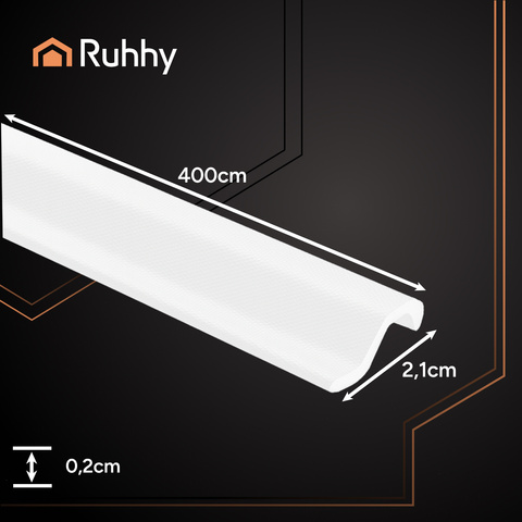 Bílé těsnění proti průvanu Ruhhy 26271