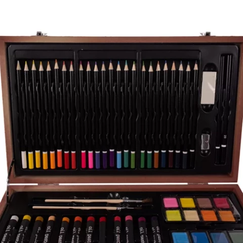 Painting set in a suitcase - 129pcs Maaleo 21644
