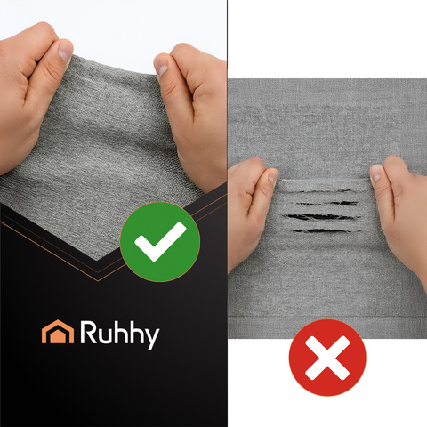 Пуф из серой ткани 76x38x38см Ruhhy 26131