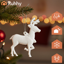 Christmas tree baubles - reindeer 9pcs Ruhhy 22517