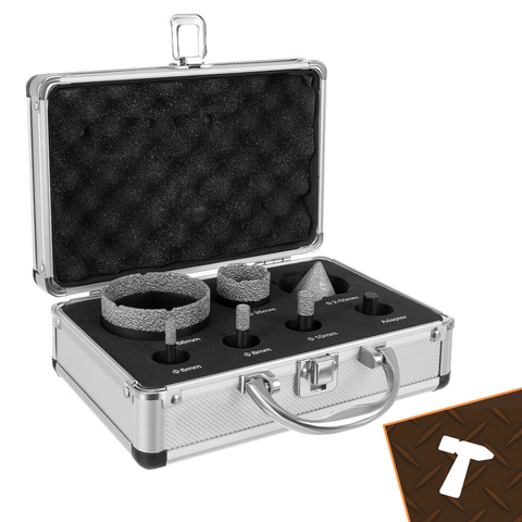 Diamond hole saws - set of 7 Bigstreen 27080