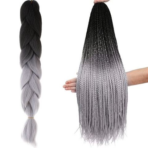 Tresses ombrées de cheveux synthétiques sz/sz W10345