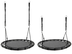 Stork's nest swing 100 cm black