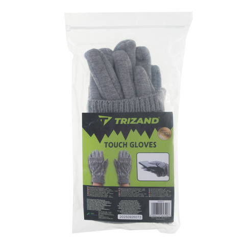 Перчатки для сенсорных экранов R26073 — серые Trizand