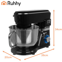 Ruhhy 25728 Küchenmaschine mit beheizter Schüssel + Mixer