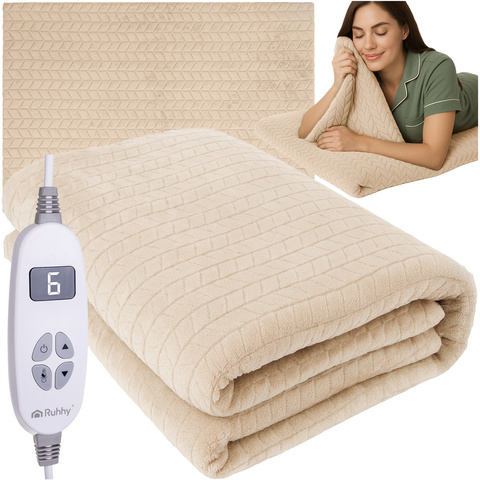 Electric blanket mat 180x130cm beige Ruhhy 26224
