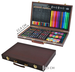 Painting set 81 pcs in a case