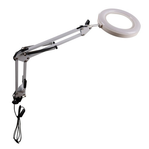Cosmetic lamp with magnifying glass - white Izoxis 23894
