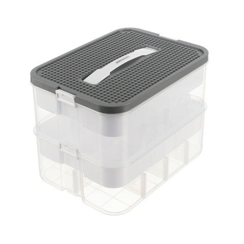 Pudełko na klocki- 2 poziomy Kruzzel 25756