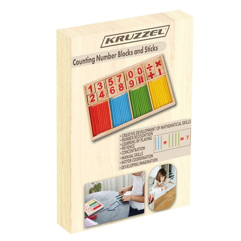 Wooden sticks for learning to count 22447