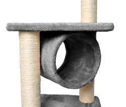 Cat tree 90 cm gray