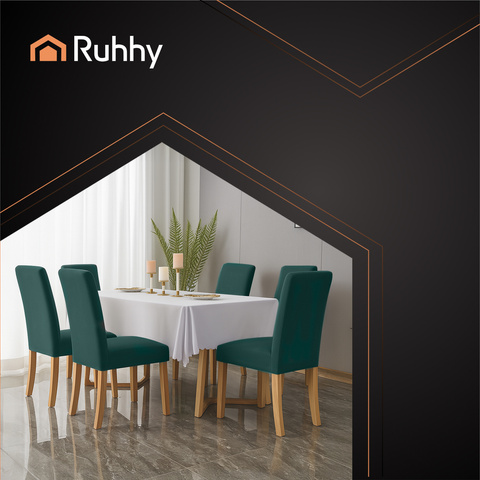 Housses de chaise - 6 pièces. bouteille Ruhhy 25992