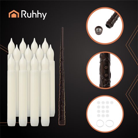 LED svíčky 12 ks Ruhhy 26177