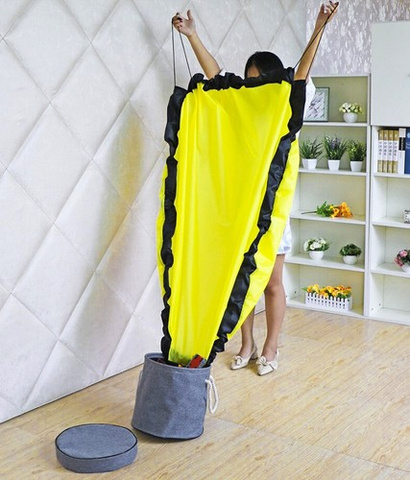 Korb für Spielzeug/Bauklötze mit Matte Kruzzel 19556