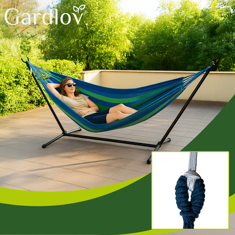 Hamak ogrodowy 200x150cm ze stelażem