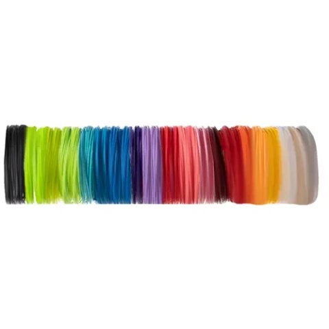 Filaments PLA 3D - 20 pièces x 20 m Kruzzel 19876