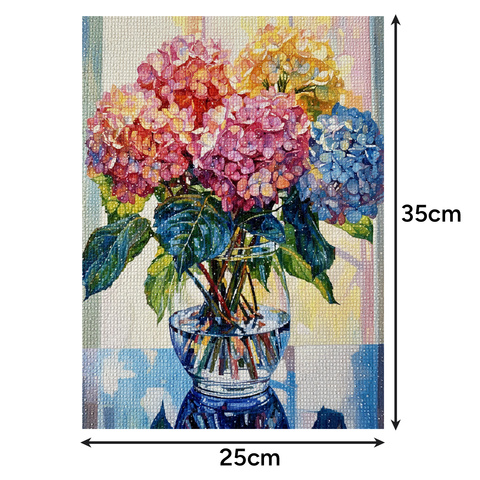 Deimantinis siuvinėjimas „Puokštė“ 40x30cm Maaleo 26770