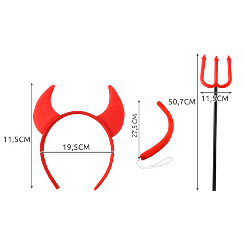 Devil Costume - Set of 4 S22140
