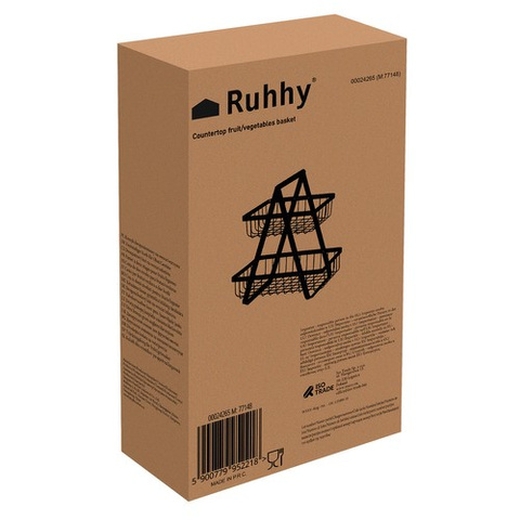 Ruhhy 24265 two-tier fruit/vegetable basket