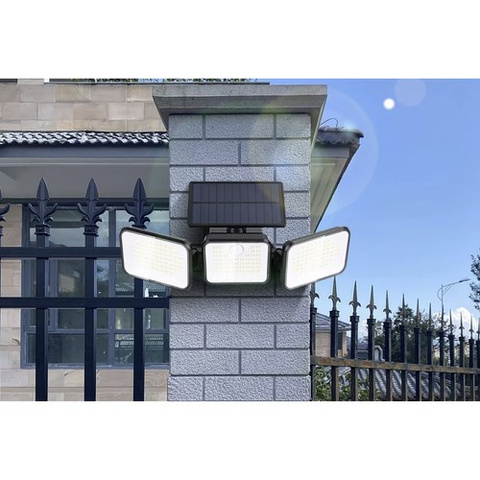 Saulės energija varomas šviestuvas 180 LED Izoxis 24889