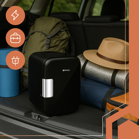 Réfrigérateur de voyage 4L - noir