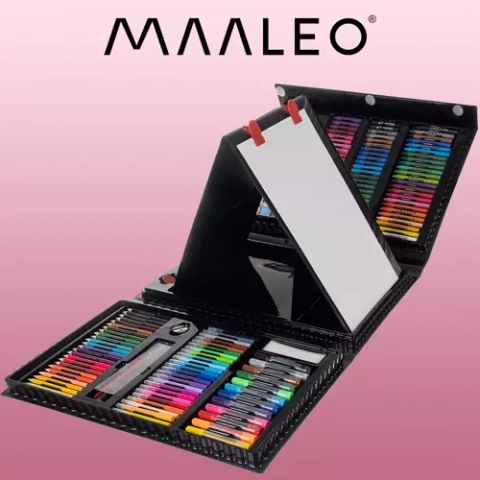 Coffret de peinture dans une valise - 208 pièces Maaleo 21645