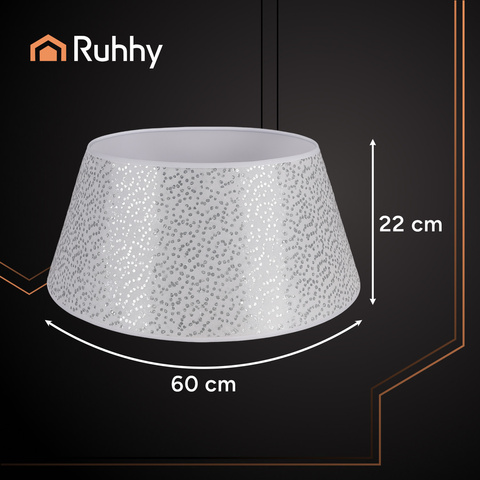Чехол на елку 60x22см серебристый Ruhhy 25361