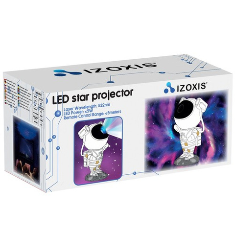 Izoxis 21857 astronautský LED hvězdný projektor