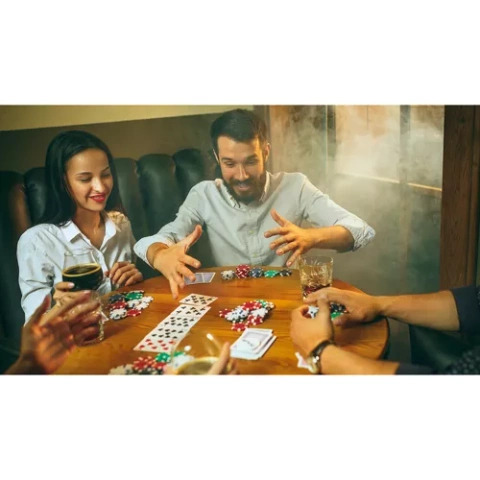 Poker - Set mit 300 Chips im Koffer HQ 23528