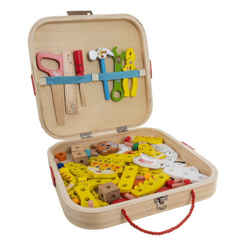 Kruzzel 26581 Boîte à outils en bois