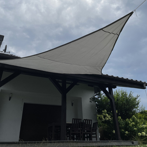 Sunshade sail 4x4x4m-gray Gardlov 23141