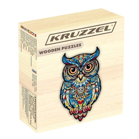 Dřevěné puzzle - Kruzzel 24551 puzzle