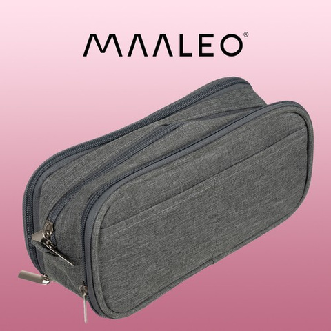 Triple folding pencil case - gray Maaleo 24512