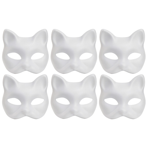 DIY Cat Mask 6 pcs + Accessories Maaleo 26570