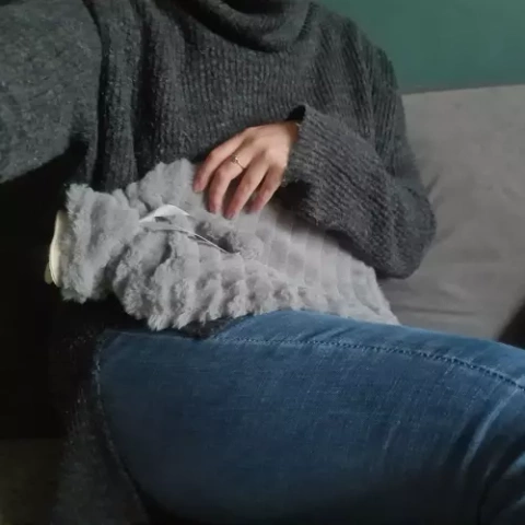 Rubber hot water bottle in cover 2000ml Ruhhy 19806