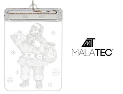 Stained glass LED 3D - Santa Claus