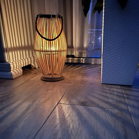 Bamboo rattan lantern Gardlov 24282