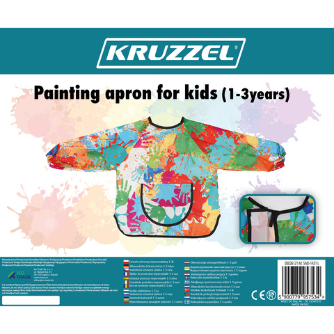 Apsauginė prijuostė, atspari vandeniui, 1-3 l, Kruzzel 26121
